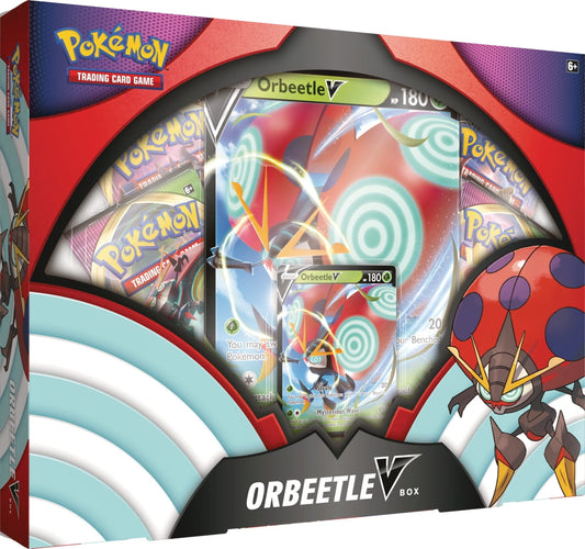 Pokémon TCG: Orbeetle V Box- 1 Foil Promo Card and 4 Pokémon TCG Booster Packs
