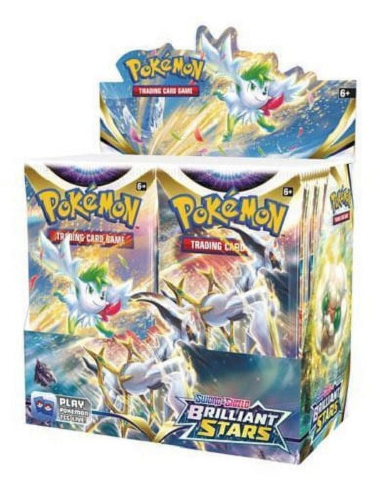 Pokemon Sword And Shield Brilliant Stars Booster Box: 36 packs of 10 cards each